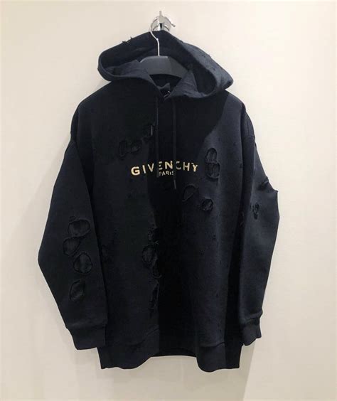 givenchy paris sweatshirts|givenchy destroyed hoodie.